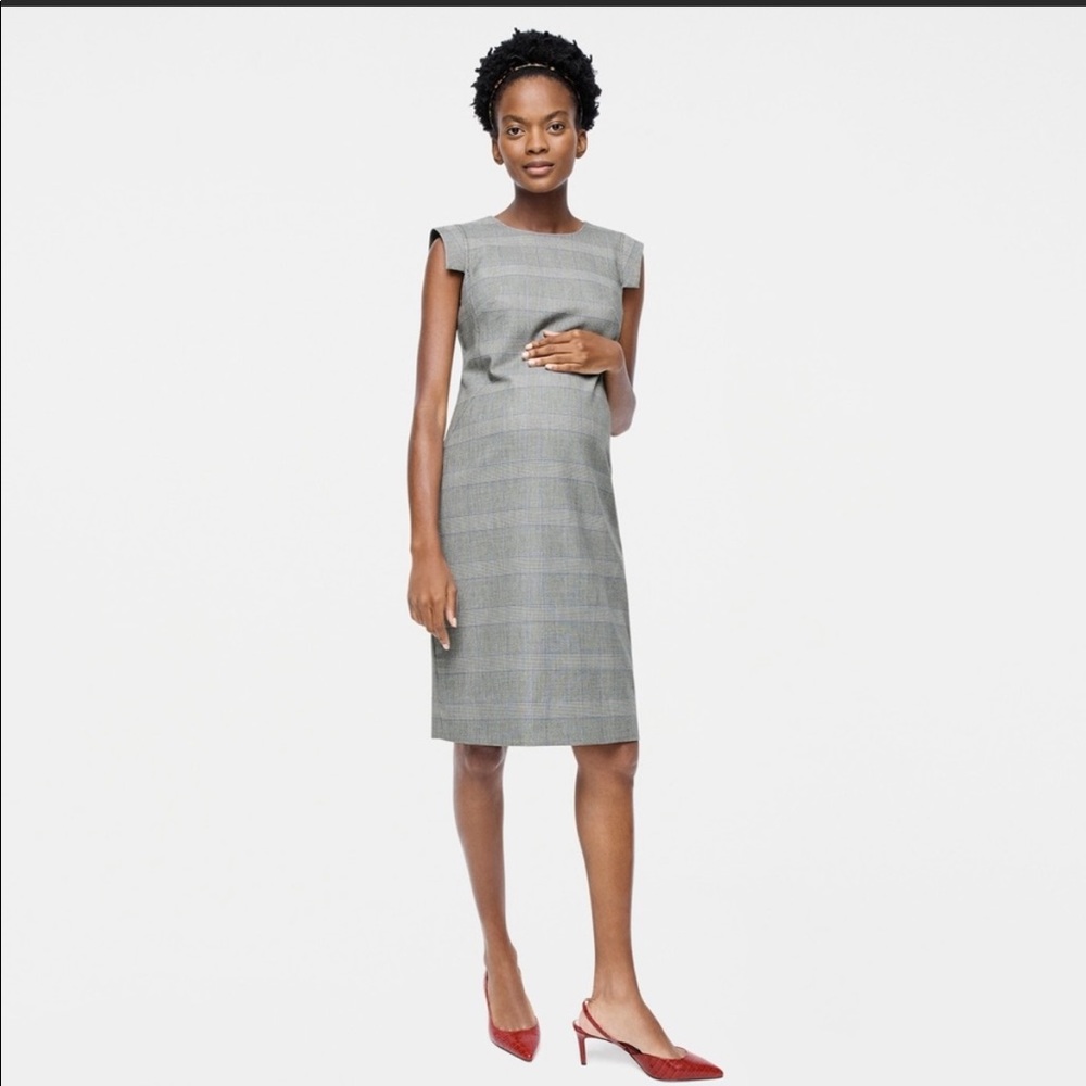 Hatch-J.Crew Resume Dress Glen Plaid